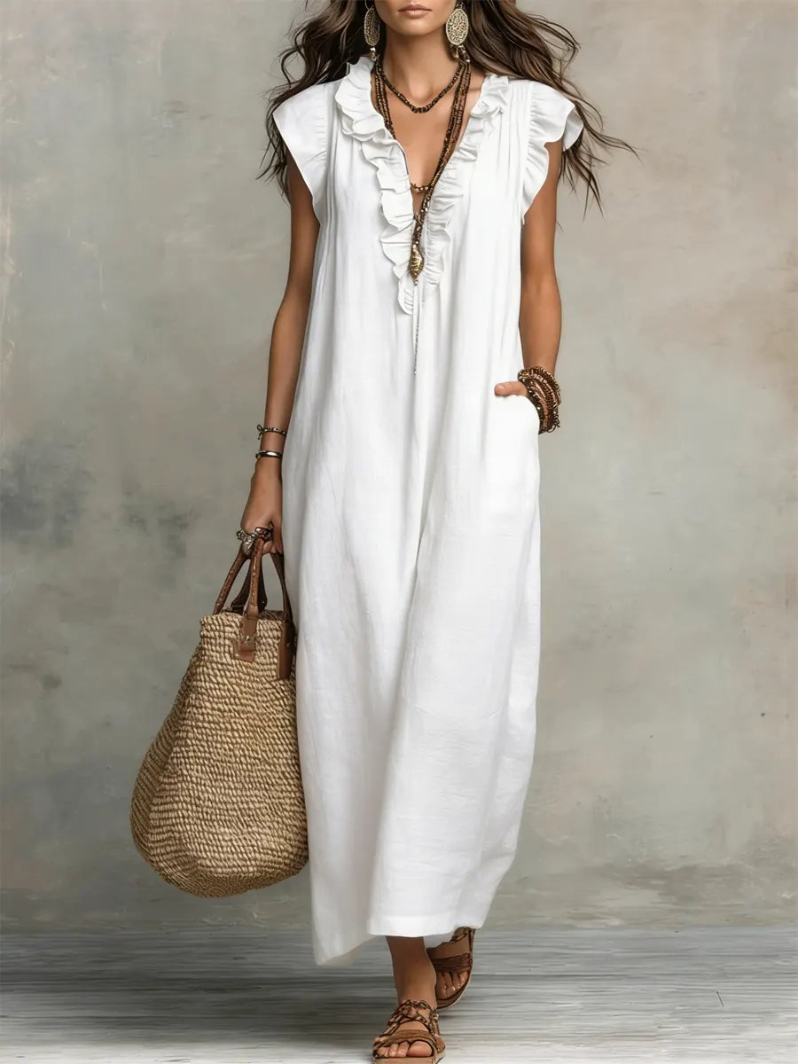 Camelia | Vestito Lungo Bohemien
