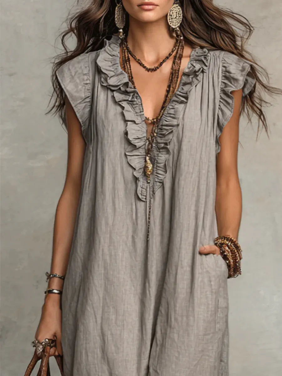 Camélia | Vestito Lungo Bohemien