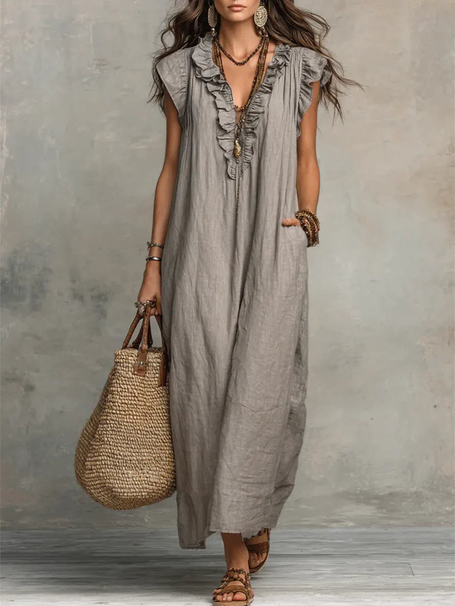 Camelia | Vestito Lungo Bohemien