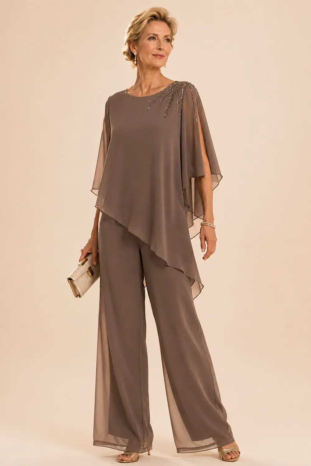 Adelisia | Completo Impreziosito in Chiffon