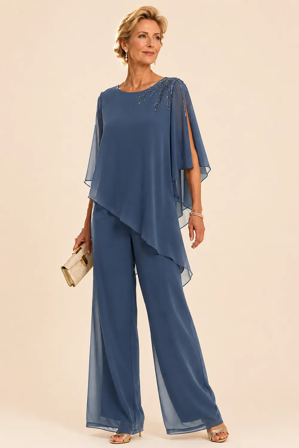 Adelisia | Completo Impreziosito in Chiffon