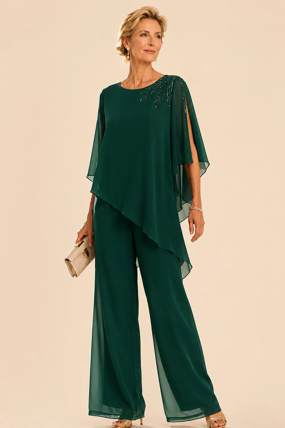 Adelisia | Completo Impreziosito in Chiffon