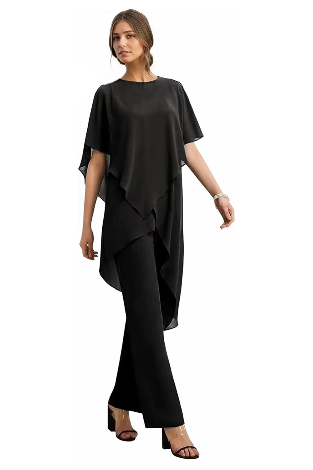 Valentina | Completo Fluido in Chiffon