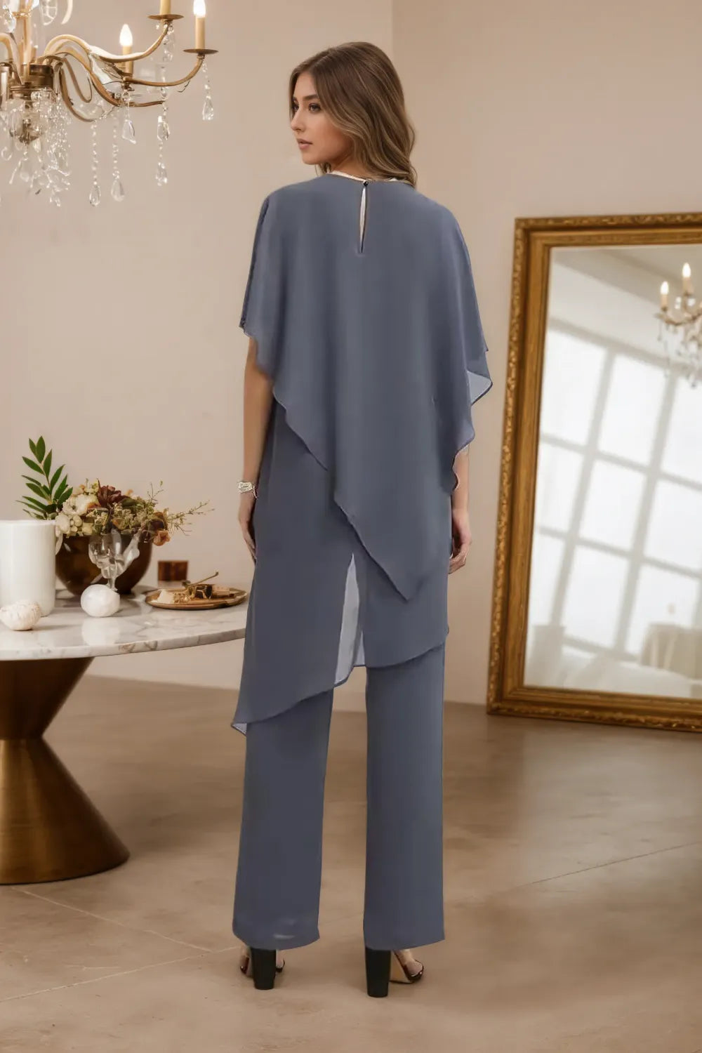 Valentina | Completo Fluido in Chiffon