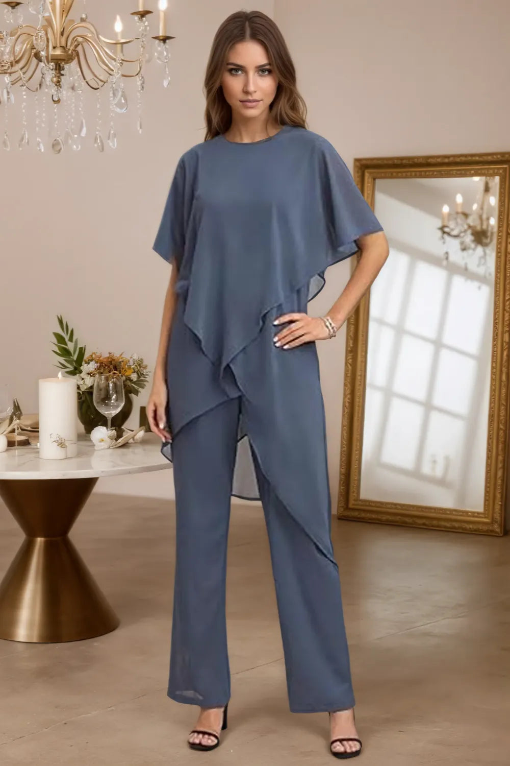 Valentina | Completo Fluido in Chiffon