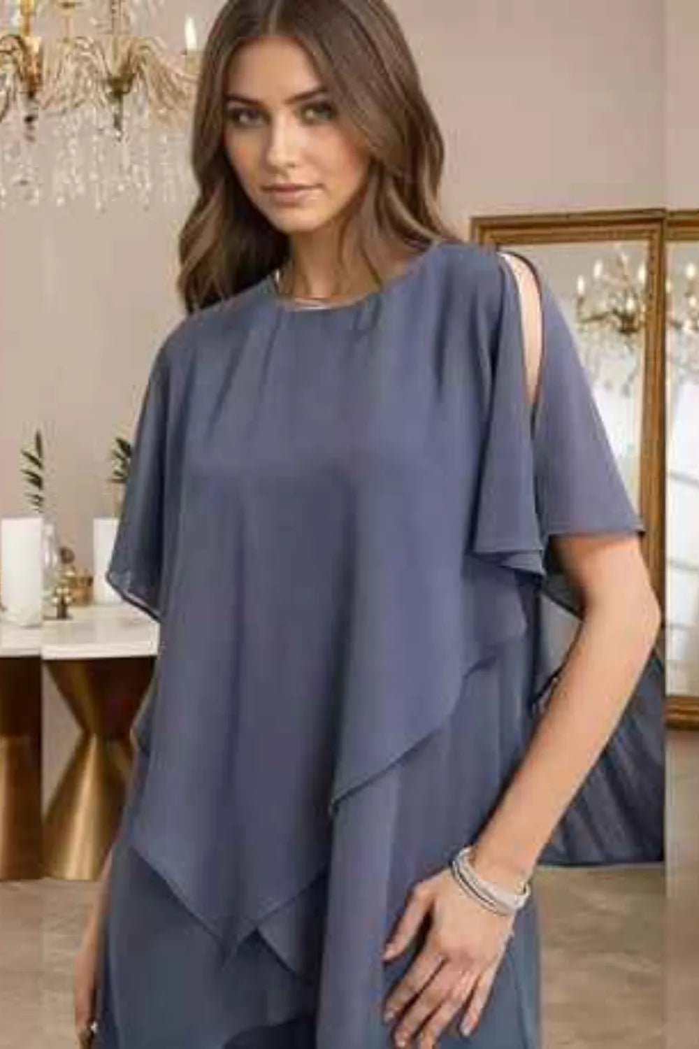 Valentina | Completo Fluido in Chiffon