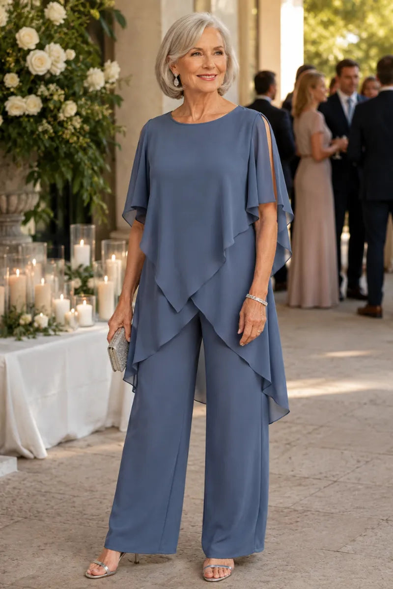 Valentina | Completo Fluido in Chiffon
