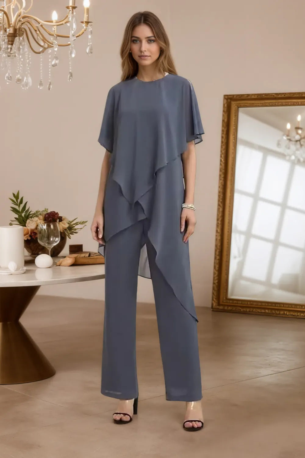 Valentina | Completo Fluido in Chiffon