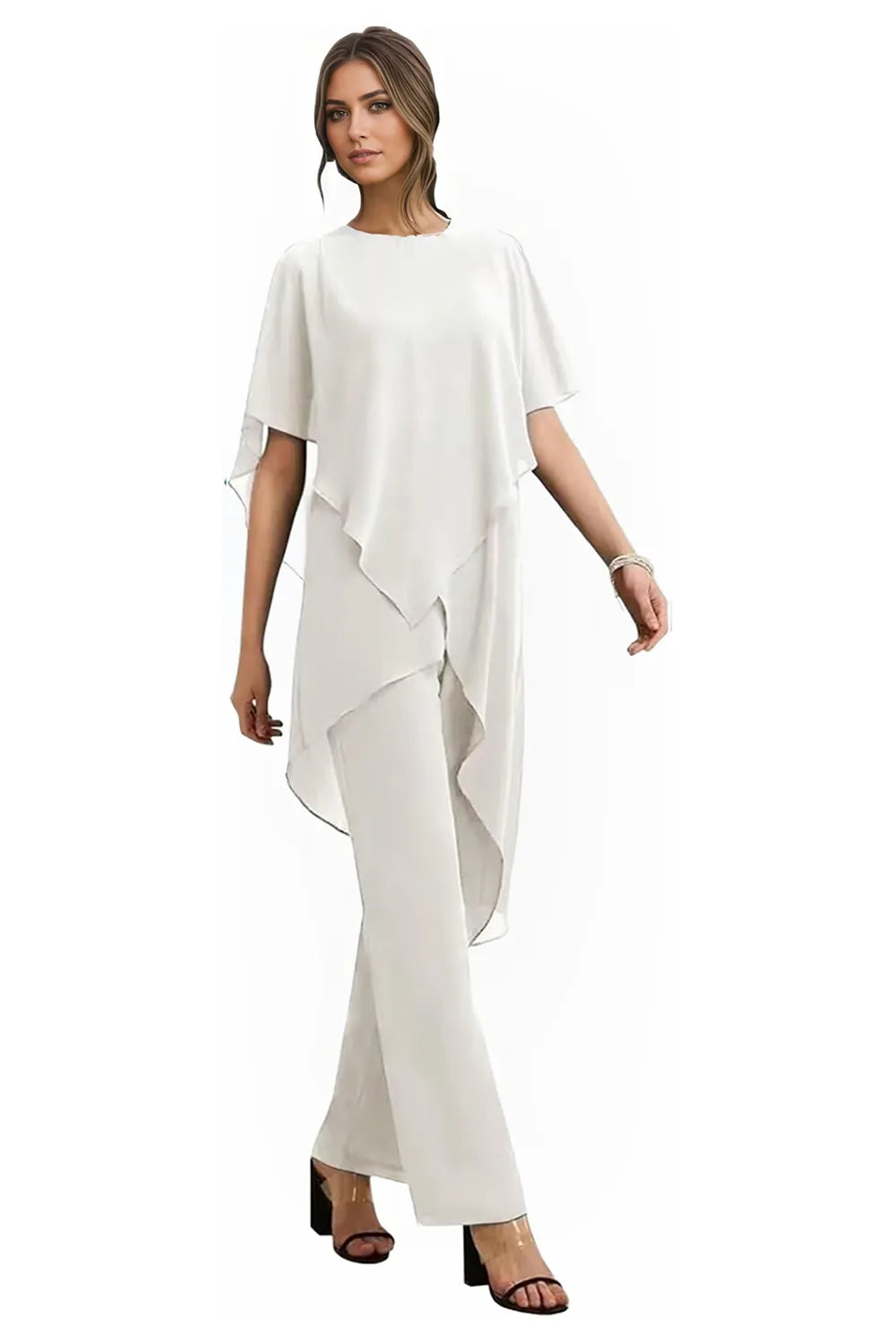 Valentina | Completo Fluido in Chiffon