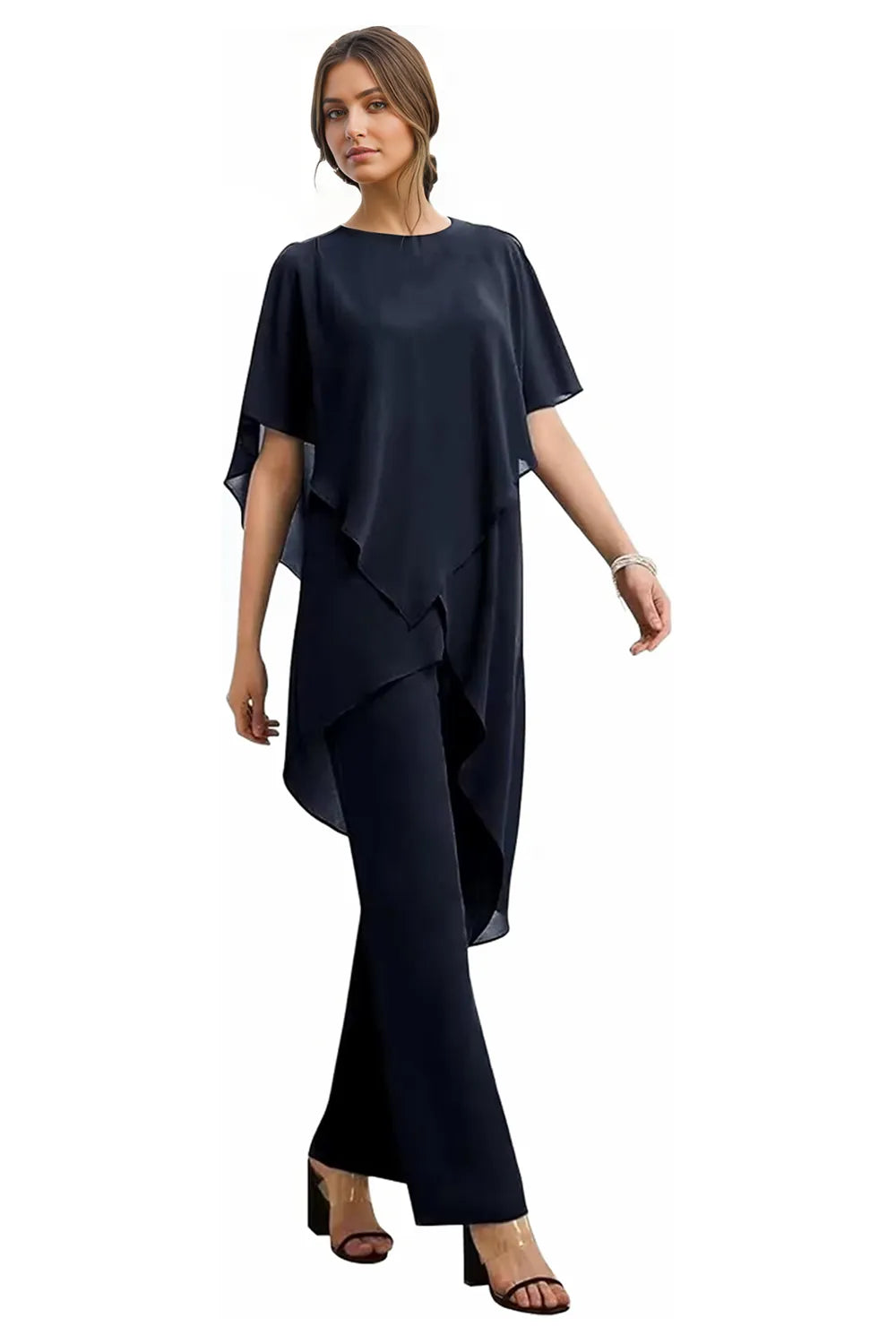 Valentina | Completo Fluido in Chiffon