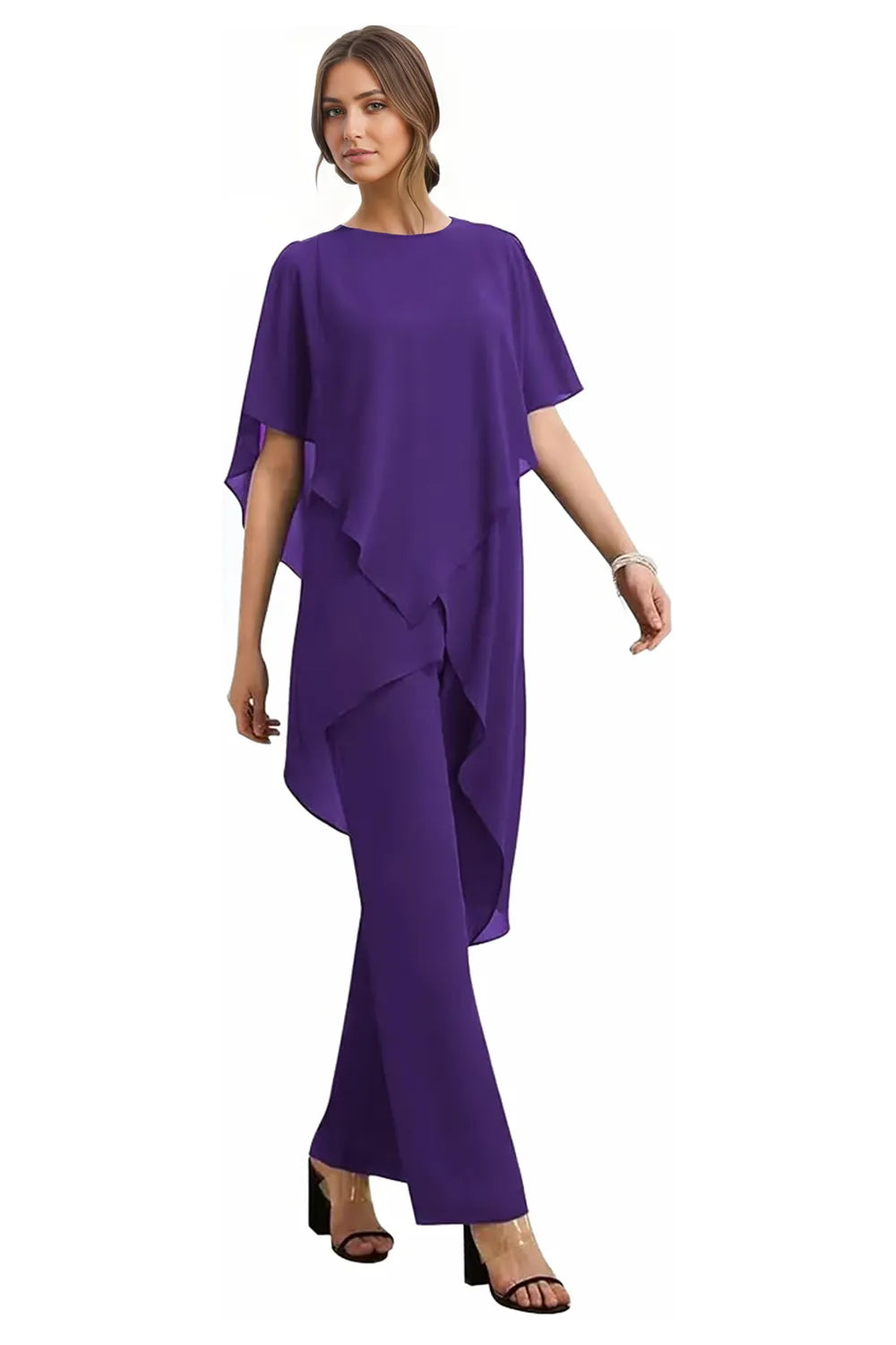 Valentina | Completo Fluido in Chiffon