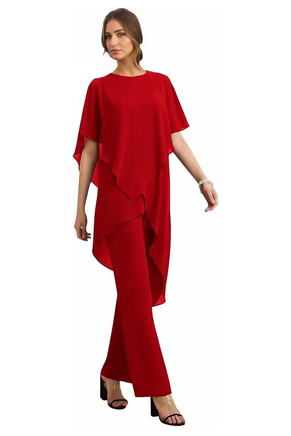Valentina | Completo Fluido in Chiffon