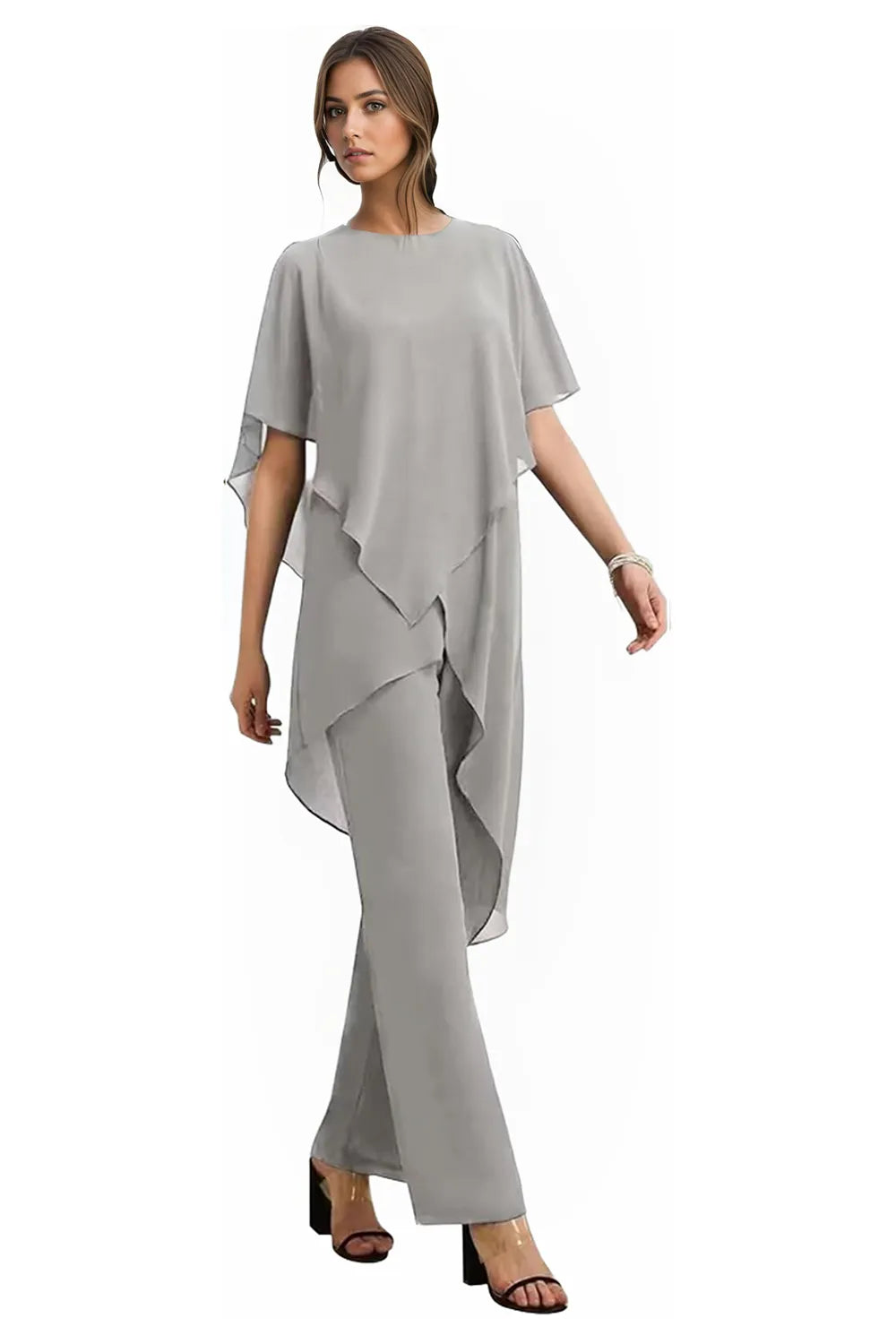 Valentina | Completo Fluido in Chiffon