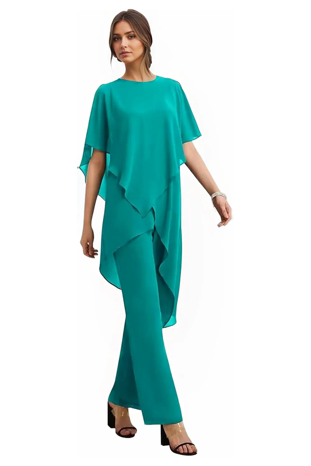 Valentina | Completo Fluido in Chiffon