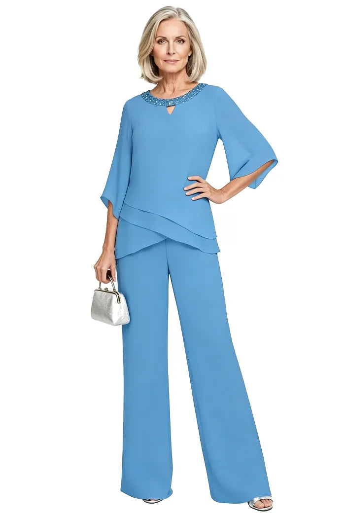 Rosaura | Completo Formale in Chiffon