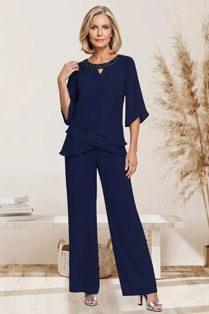Rosaura | Completo Formale in Chiffon