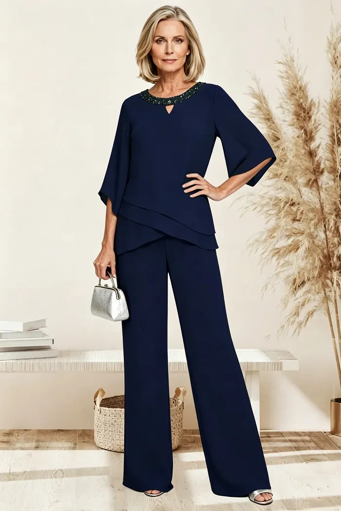 Rosaura | Completo Formale in Chiffon