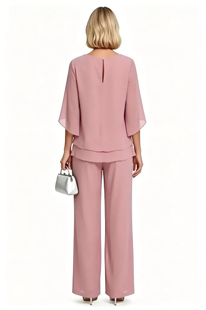 Rosaura | Completo Formale in Chiffon