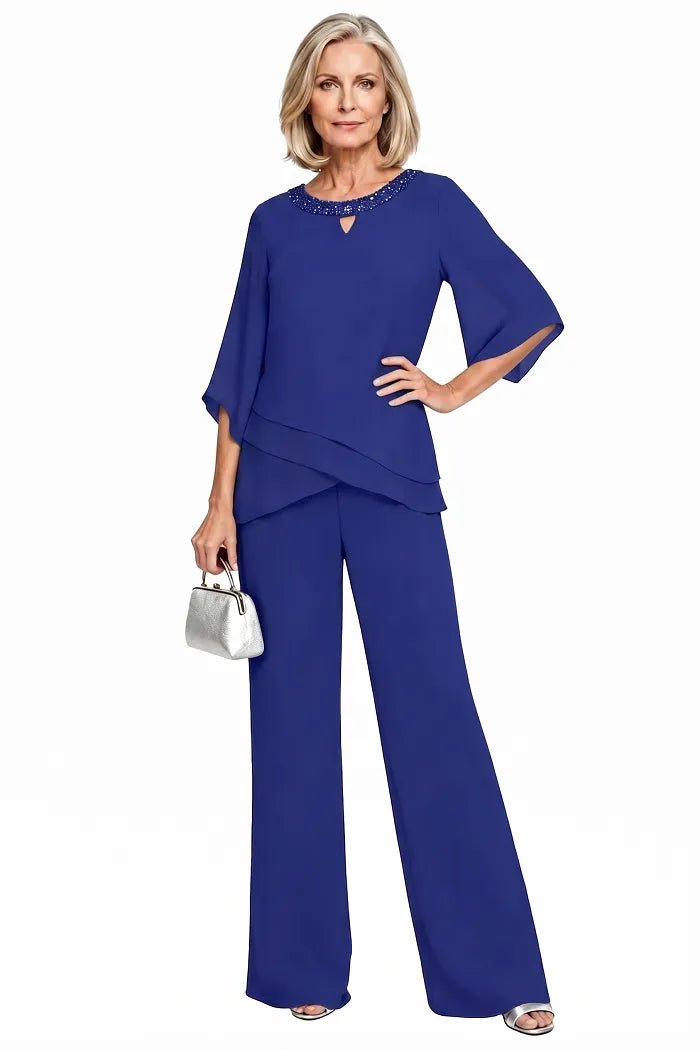 Rosaura | Completo Formale in Chiffon