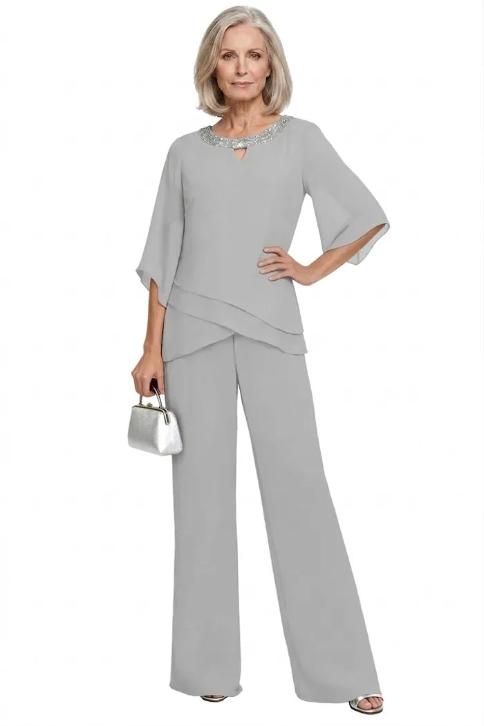 Rosaura | Completo Formale in Chiffon