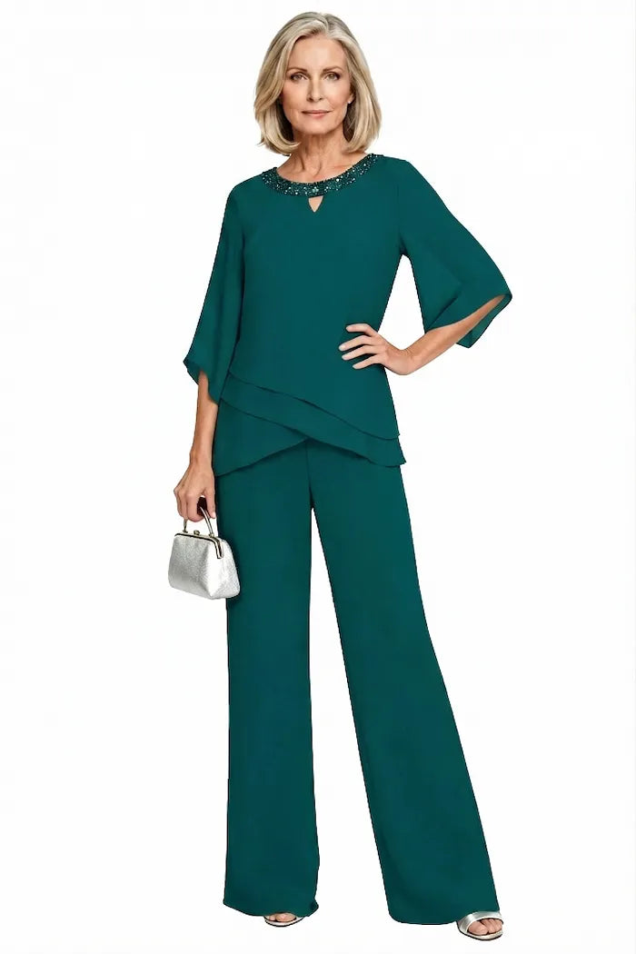 Rosaura | Completo Formale in Chiffon