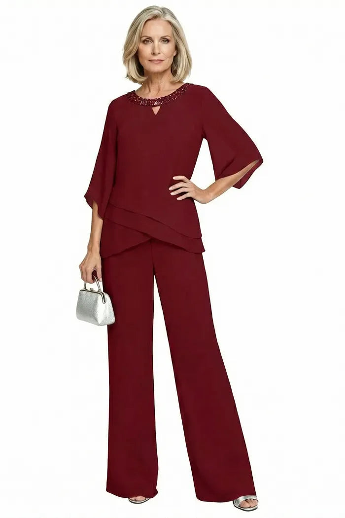 Rosaura | Completo Formale in Chiffon