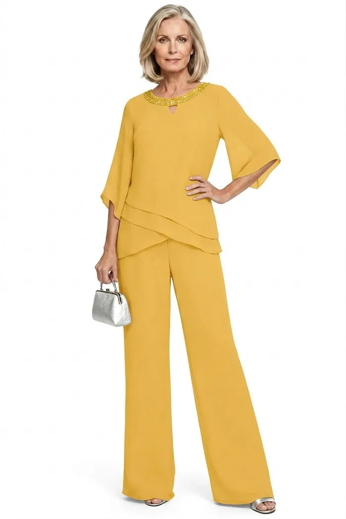 Rosaura | Completo Formale in Chiffon
