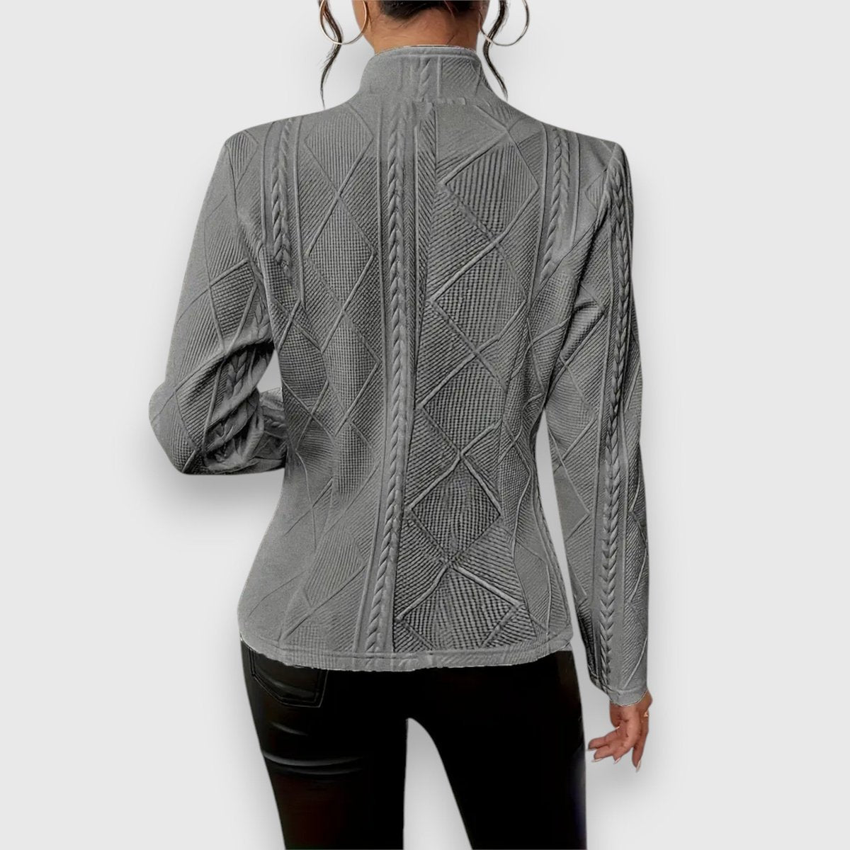 Loretta | Cardigan con Bottoni Testurizzati