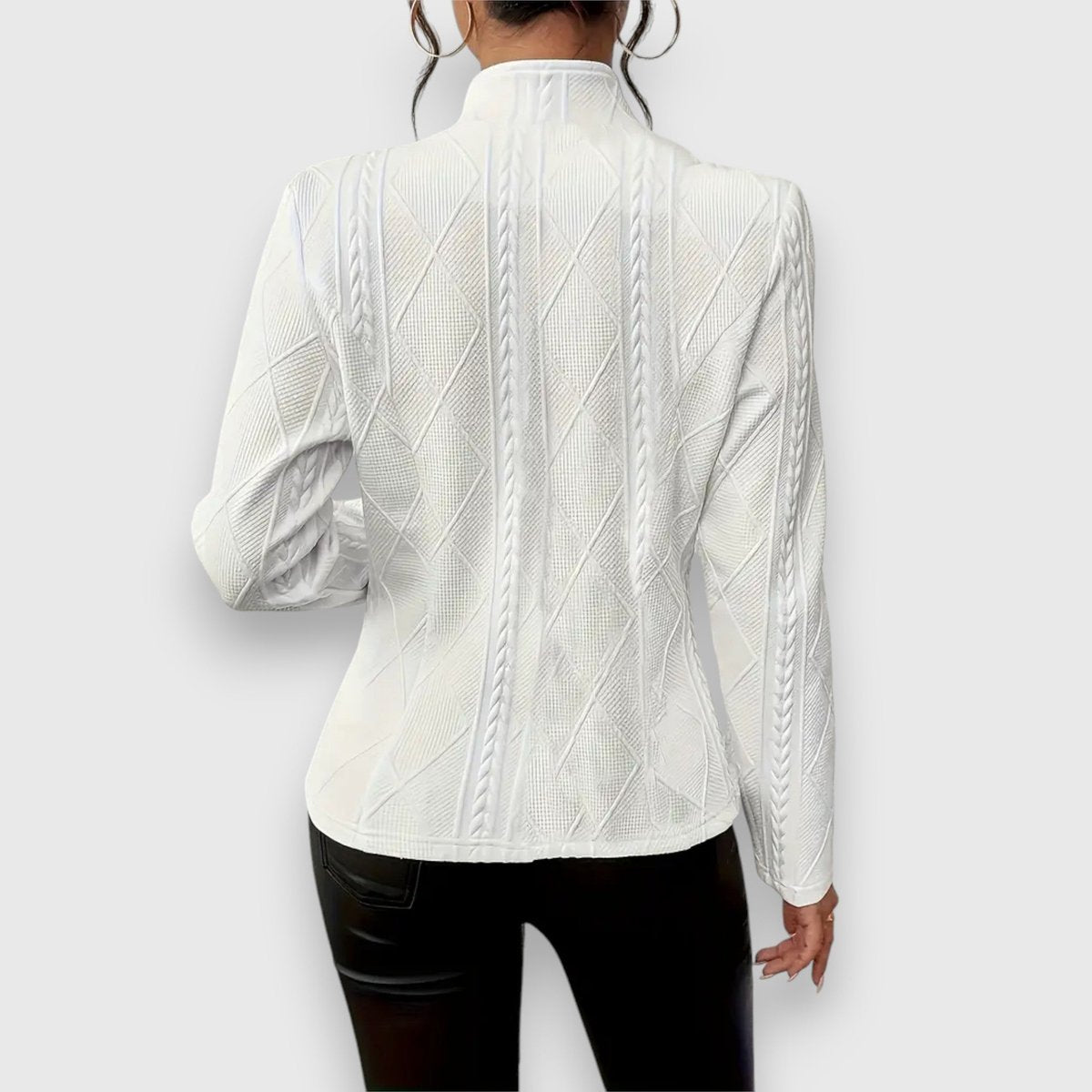 Loretta | Cardigan con Bottoni Testurizzati