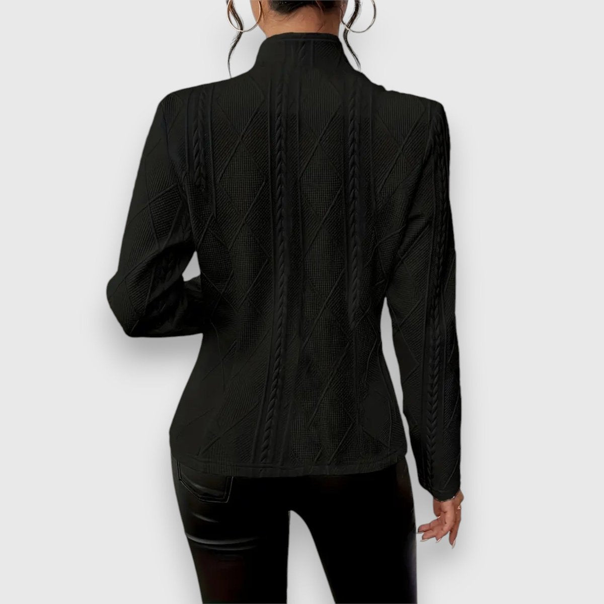 Loretta | Cardigan con Bottoni Testurizzati