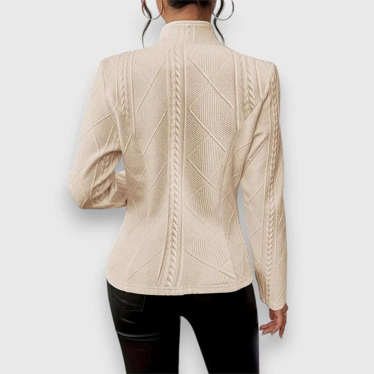 Loretta | Cardigan con Bottoni Testurizzati