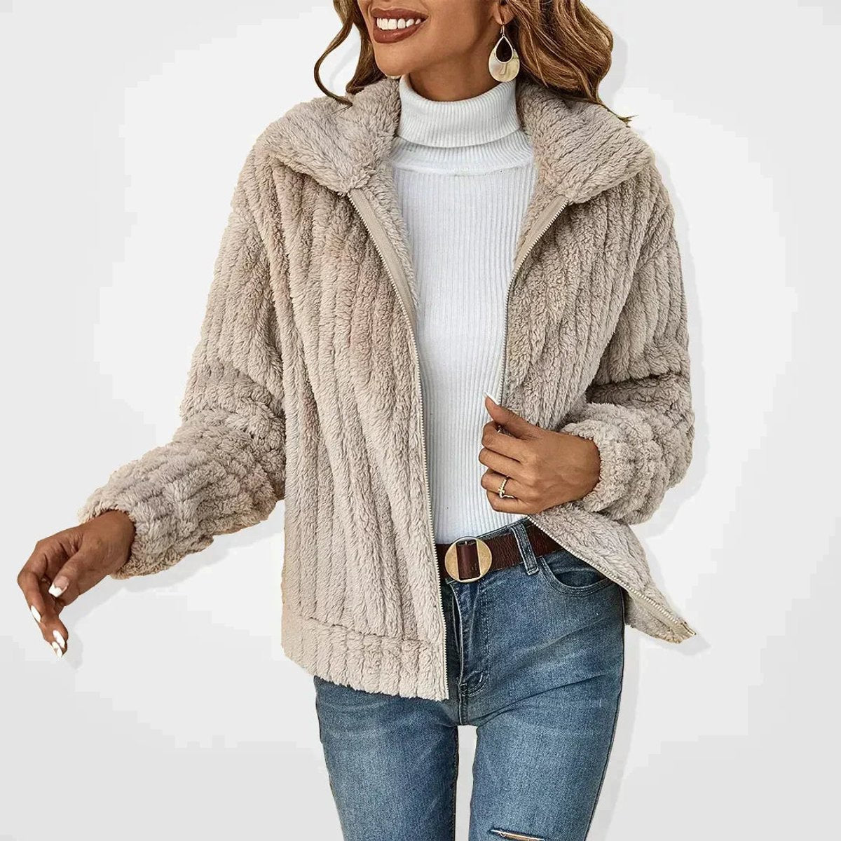 Roberta | Giacca Con Zip Accogliente