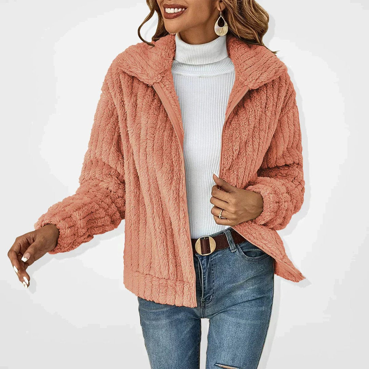 Roberta | Giacca Con Zip Accogliente